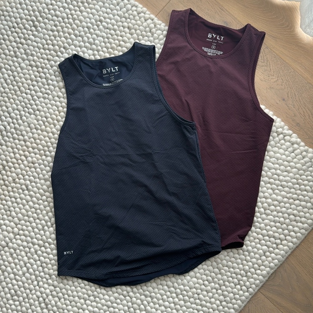 BYLT drop cut tank (2 pack)